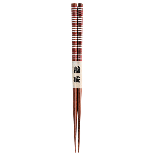 WAKACHO Wooden Chopsticks Red/white striped