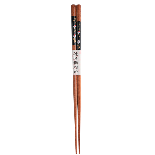 WAKACHO Wooden Chopsticks Cute Rabbit Black