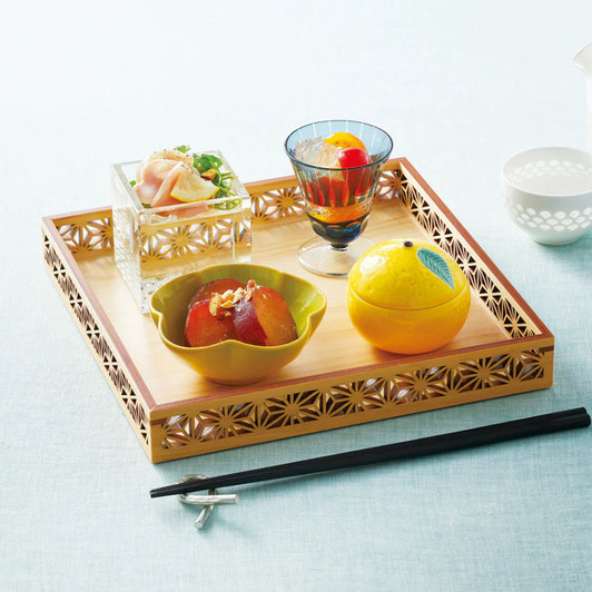 YOUBI Hinoki detailed meal tray