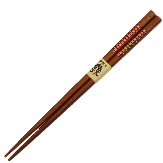 WAKACHO Wooden Chopsticks Checkered