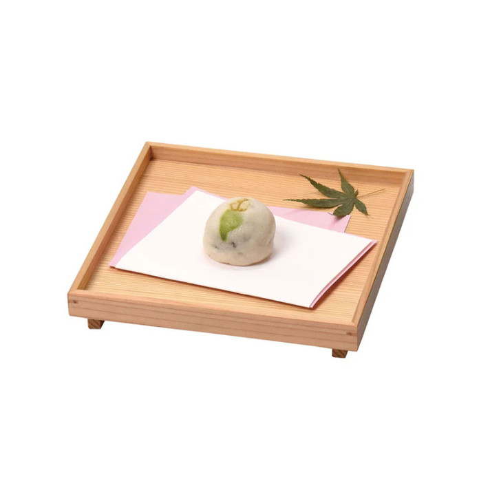 YOUBI Kiso cedar tea tray 6 inches