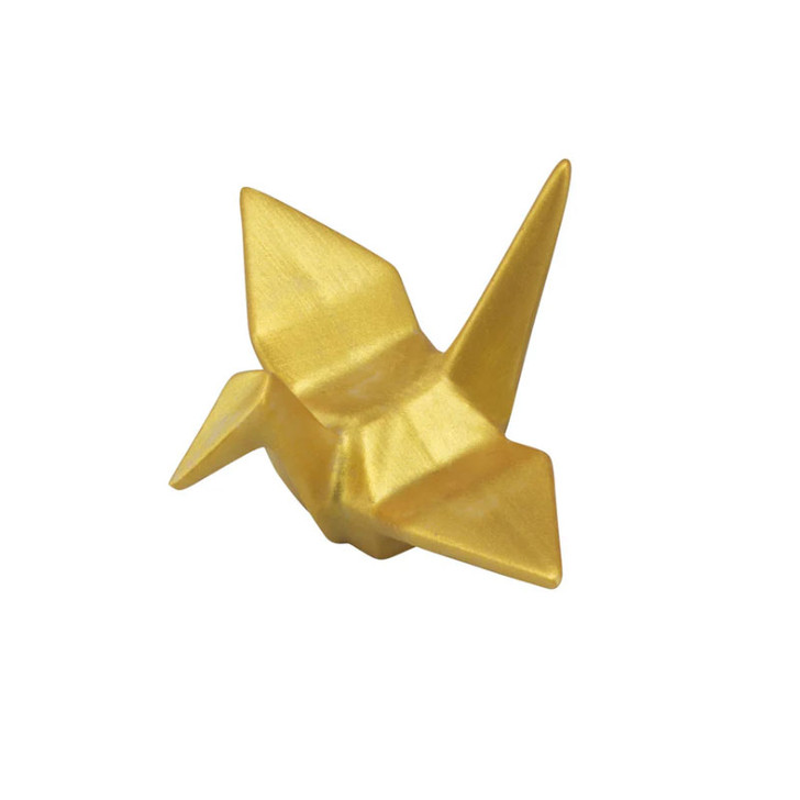 YOUBI Gold crane chopstick rest