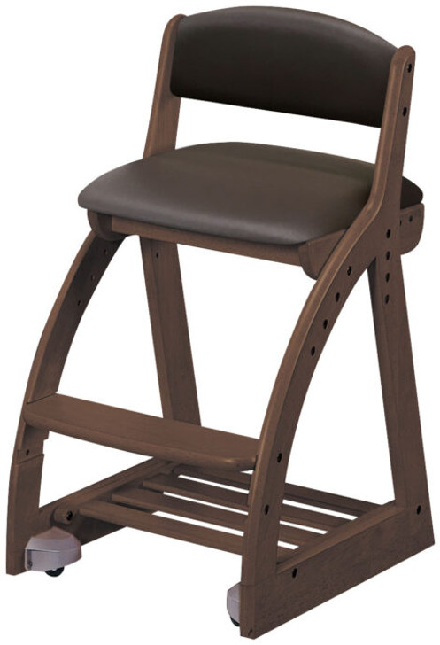 KOIZUMI 4 Step PVC Round Wooden Chair