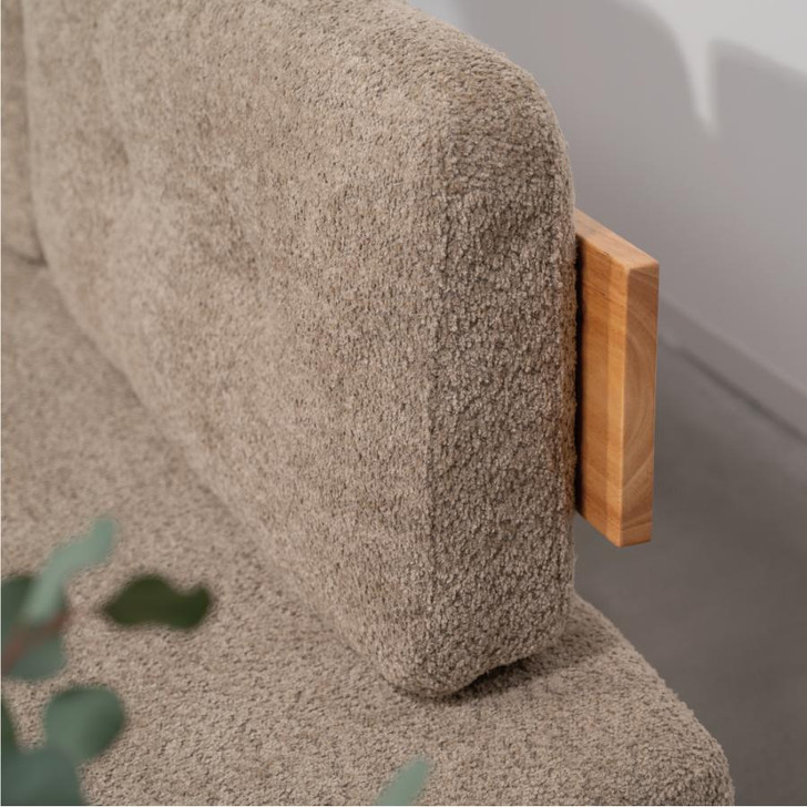 AZUMAYA Myrtle Fabric Sofa 