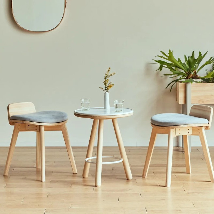 MORITA 9x9 HINOKI Side Table