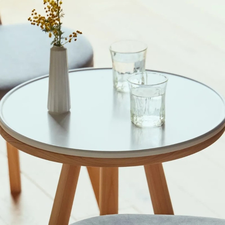 MORITA 9x9 HINOKI Side Table