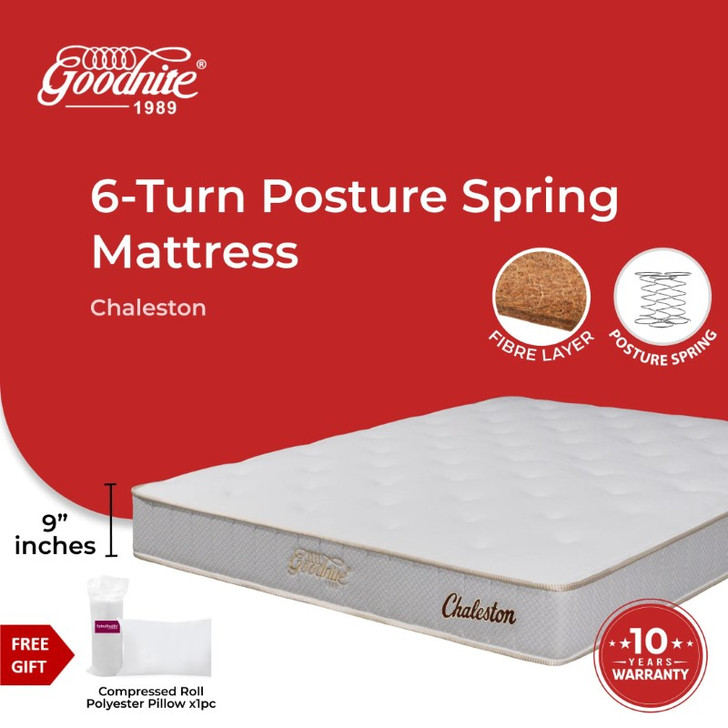 Goodnite Chaleston 6 Turn Posture Spring Mattress