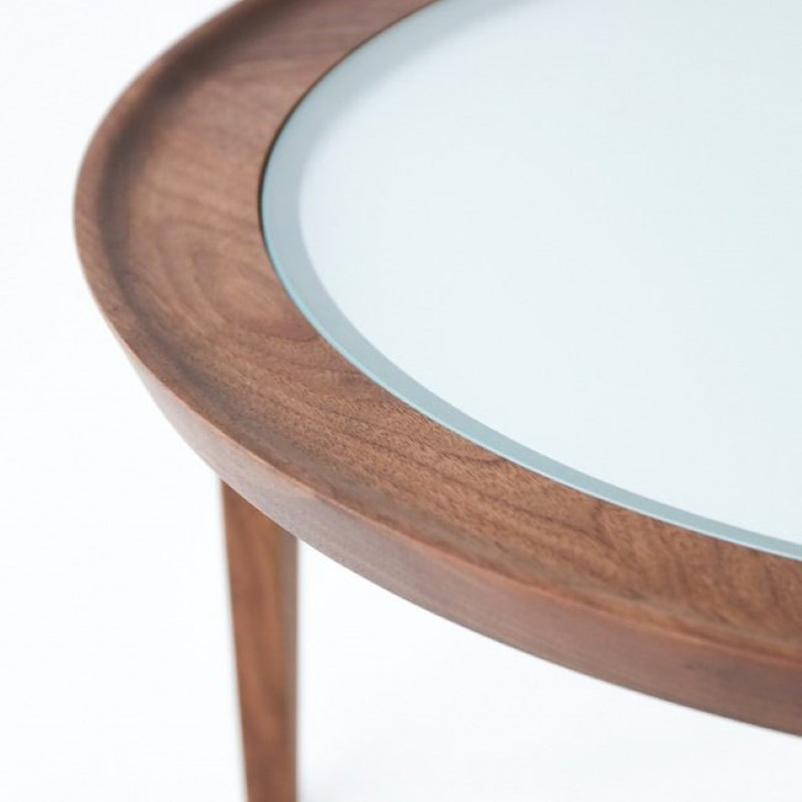 SHIRAKAWA RIN Coffee Table with Glass Top 