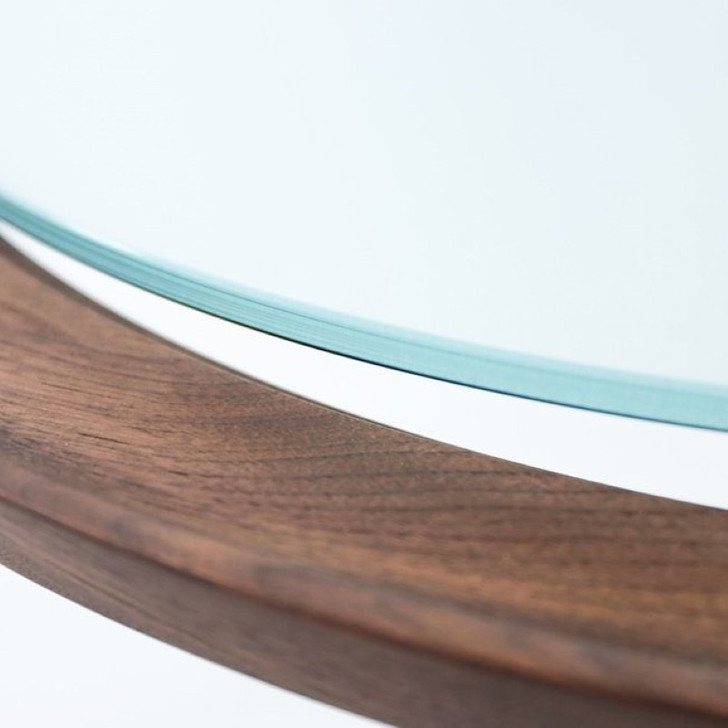 SHIRAKAWA RIN Coffee Table with Glass Top 