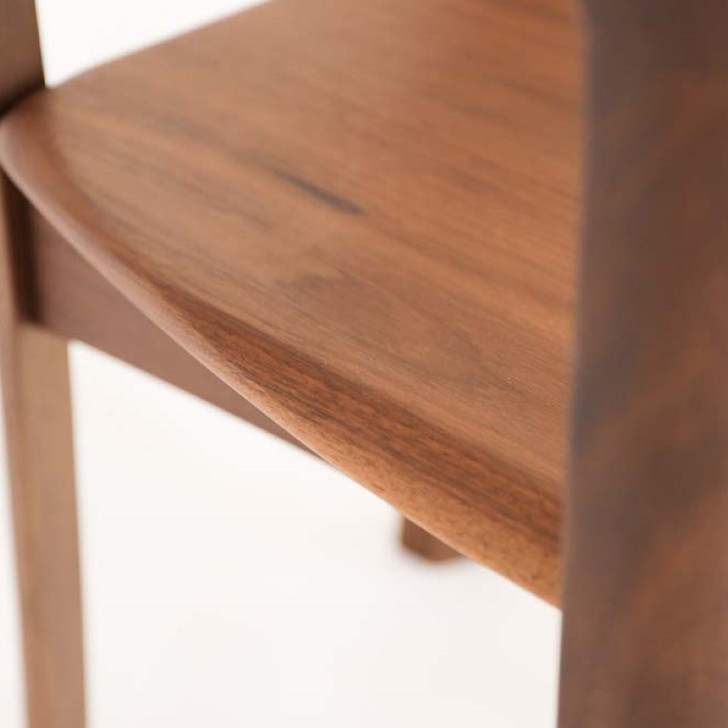 SHIRAKAWA Rapt Armchair with Wooden Seat