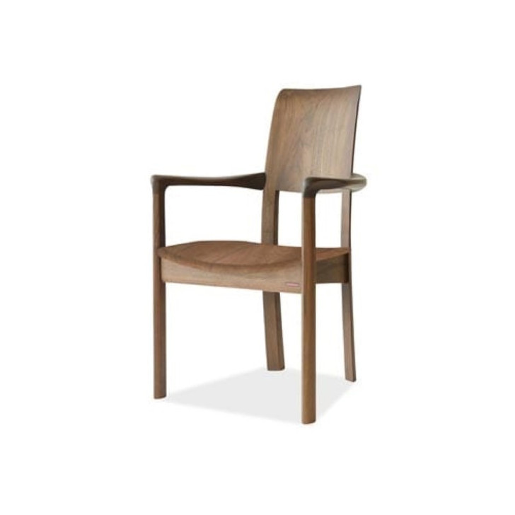 SHIRAKAWA Rapt Armchair with Wooden Seat