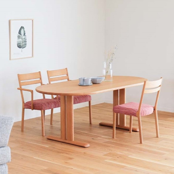 SHIRAKAWA NEO Oval Table with 2 Legs