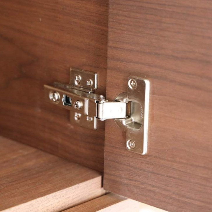 SHIRAKAWA Plain 2-Door High Cabinet