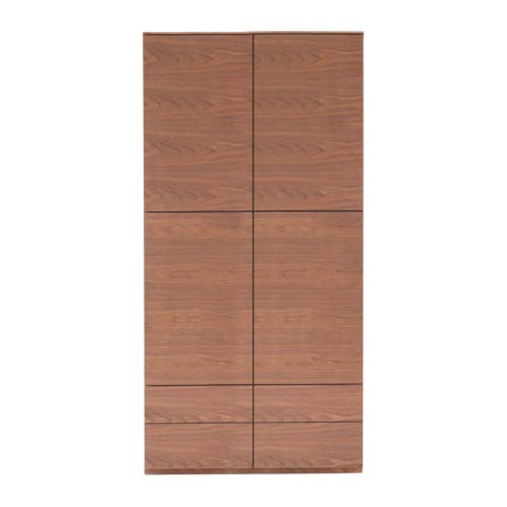SHIRAKAWA Plain 2-Door High Cabinet