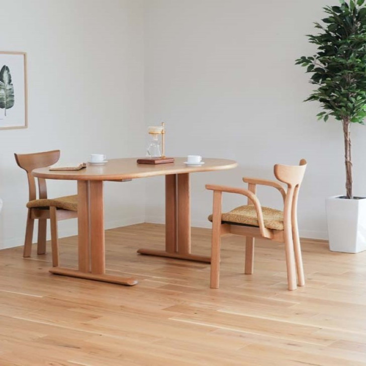 SHIRAKAWA POLLOCK Chair with Fabric Seat