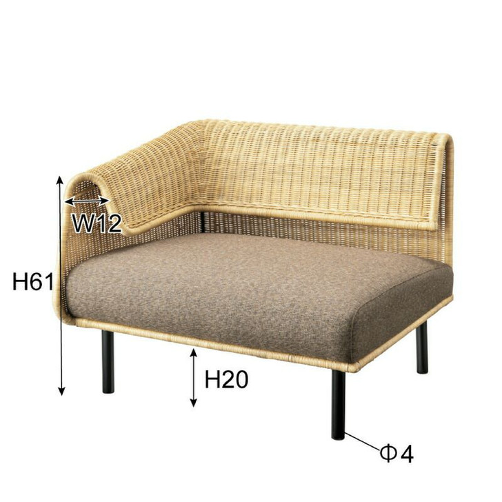 Azumaya  1-seater sofa | CELIX