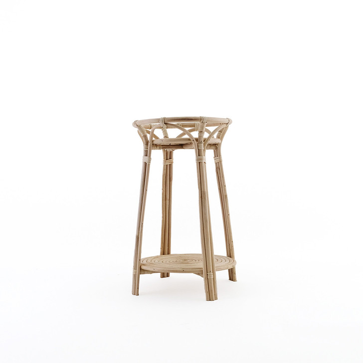 SHESAY Rustic Rattan Plant Stand