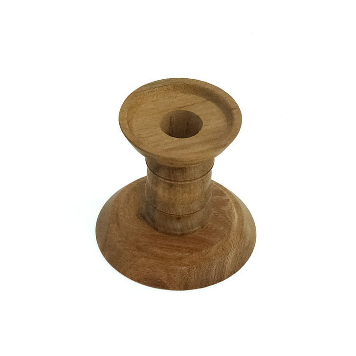 SHESAY Acacia Candle Stand