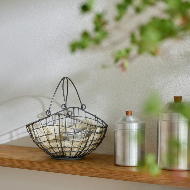 SHESAY Iron Boat Basket