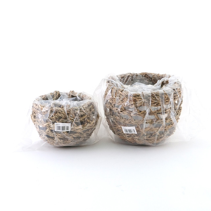 SHESAY Seagrass Hanging Basket