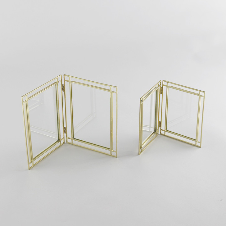 SHESAY Hotel-style Outline Double Photo Frame