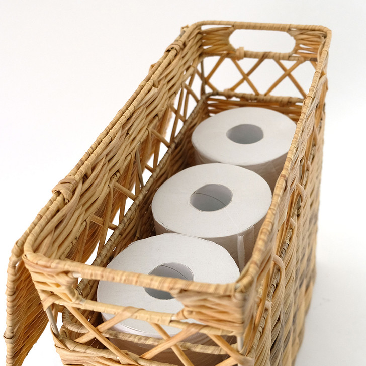 SHESAY Washable Wide Basket with Lid