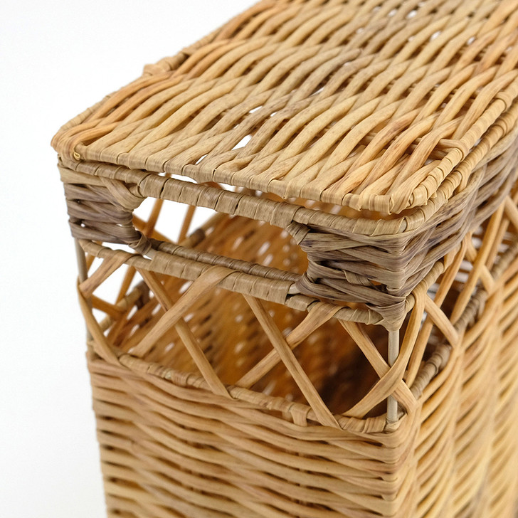 SHESAY Washable Wide Basket with Lid