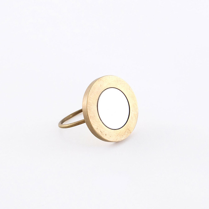 SHESAY BRASS Magnetic Ring Hook