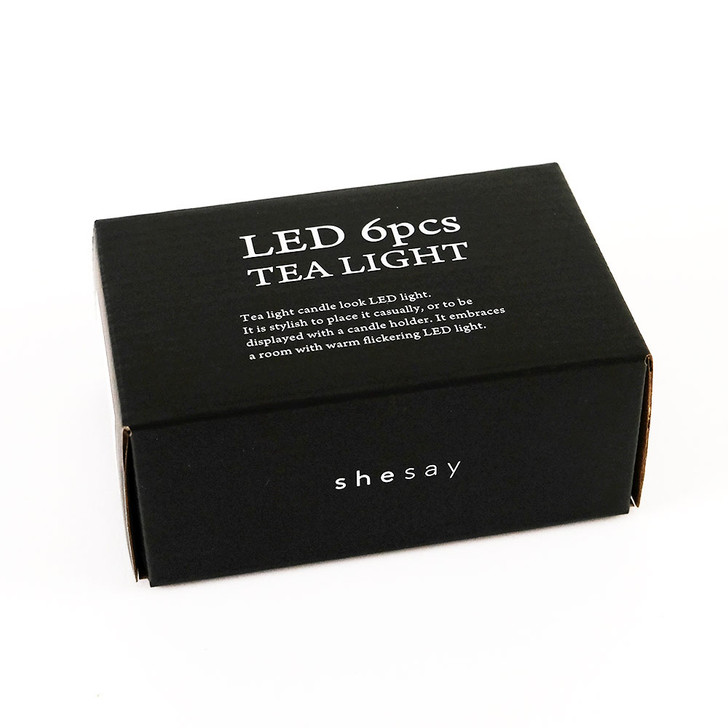 SHESAY LED Tealight Candles (6 pieces) 