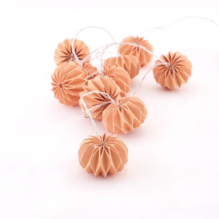 SHESAY LED Paper Light Pumpkin