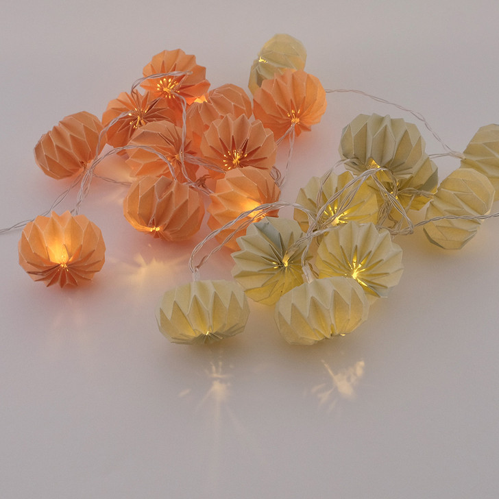 SHESAY LED Paper Light Pumpkin