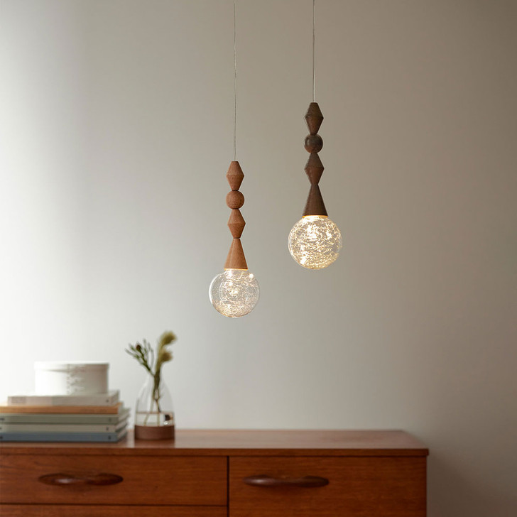 SHESAY Antique Wooden LED Light