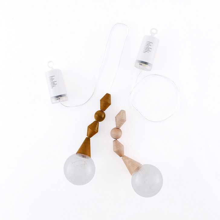 SHESAY Antique Wooden LED Light