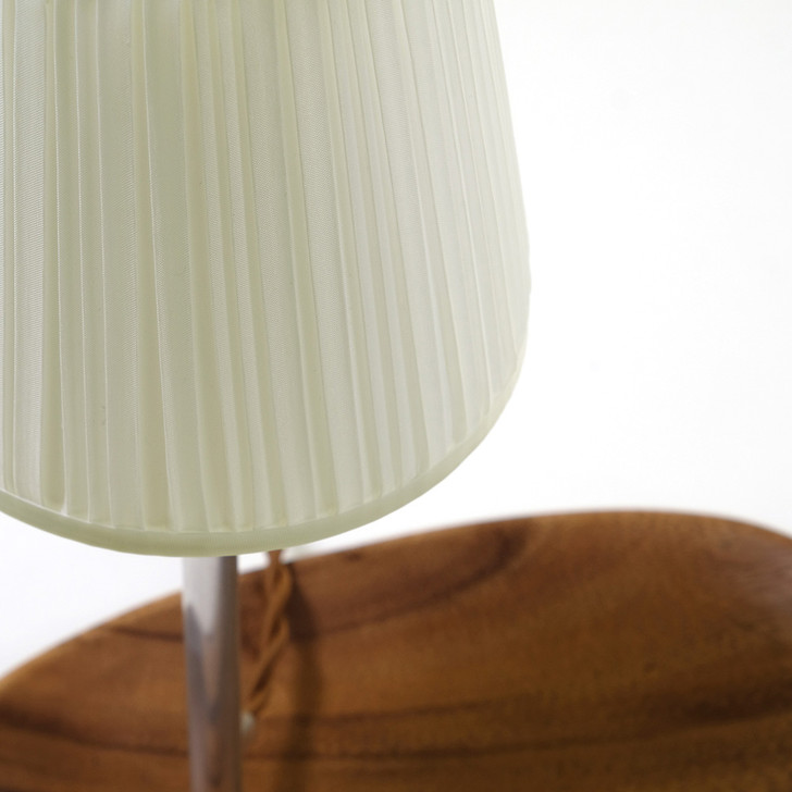SHESAY Acacia Plate Table Lamp