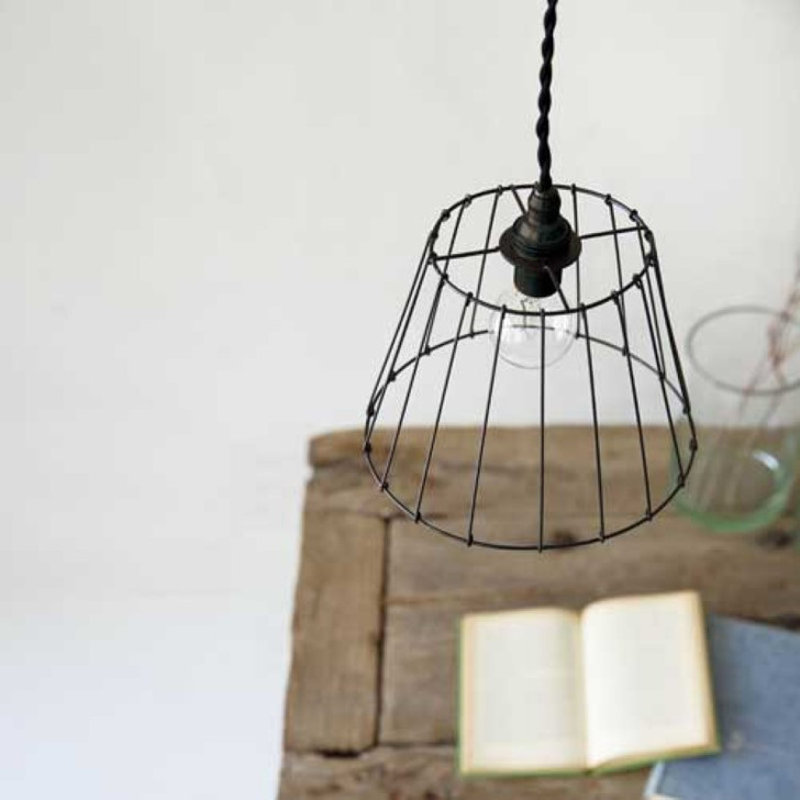 SHESAY IRON Wire Lampshade Round Shape