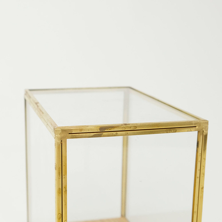 SHESAY Brass Frame Display Box Wide