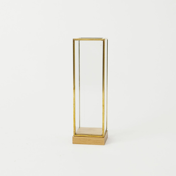 SHESAY Brass Frame Display Box Tall