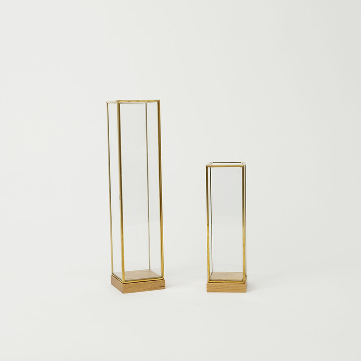 SHESAY Brass Frame Display Box Tall