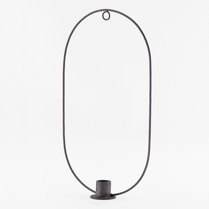 SHESAY Iron Wreath Oval