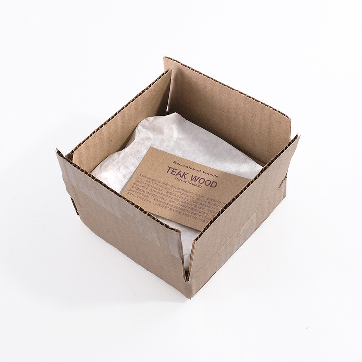 SHESAY Teakwood Bud-shaped Plate