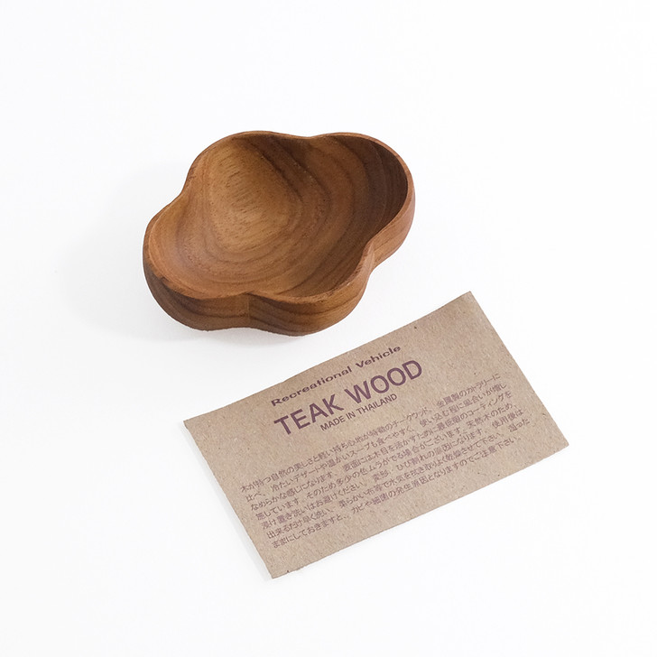 SHESAY Teakwood flower-shaped Bowl