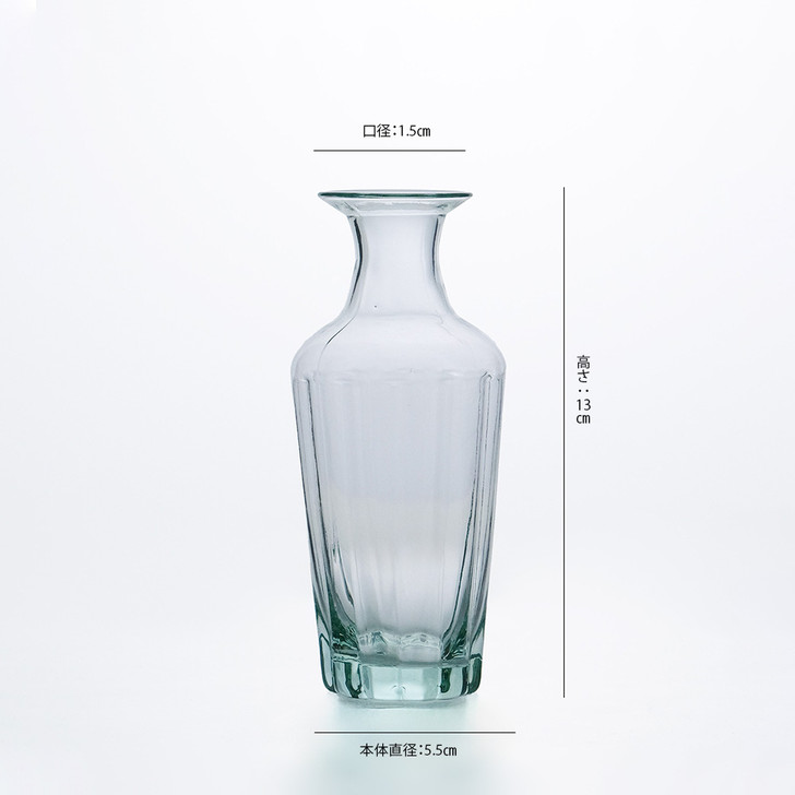 SHESAY Crown Glass Wise Line Flower Vase Phrase