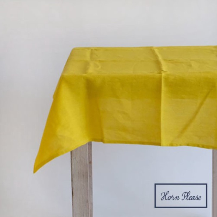 SHESAY Glowing Colored Linen Tablecloth