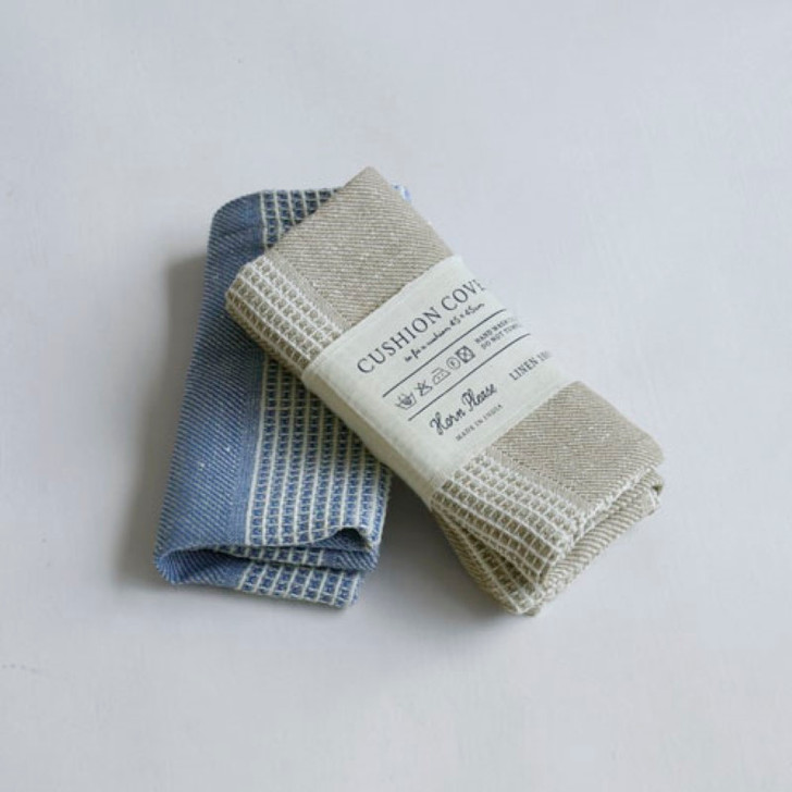 SHESAY Waffle Stripe Cushion Cover