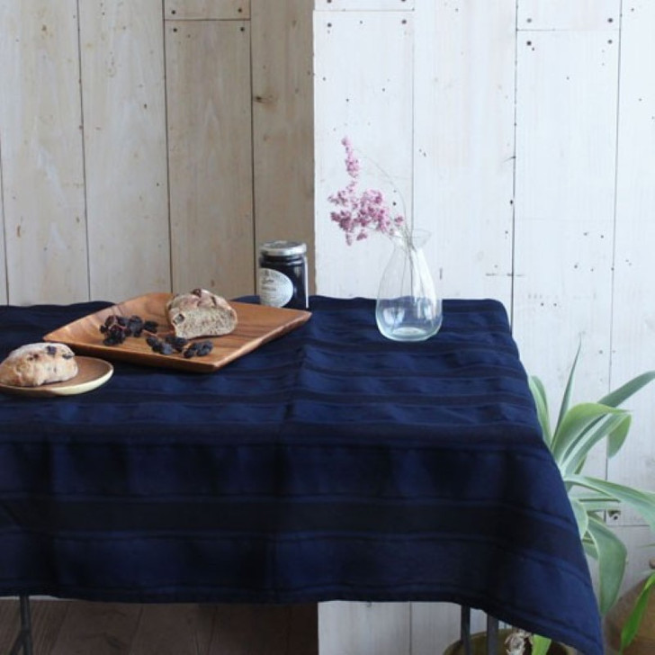 SHESAY Tablecloth Broad Stripe