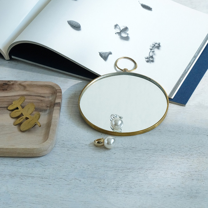 SHESAY BRASS Mirror Opera with Pouch