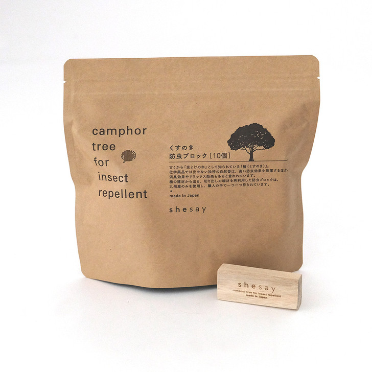 SHESAY Camphor Wood Insect Repellent Blocks 10