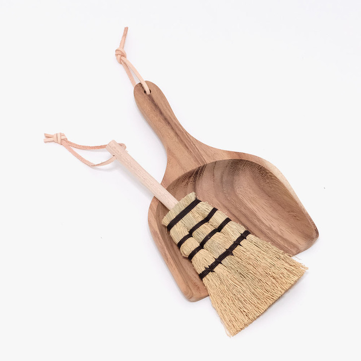 SHESAY Sorghum Desktop Broom