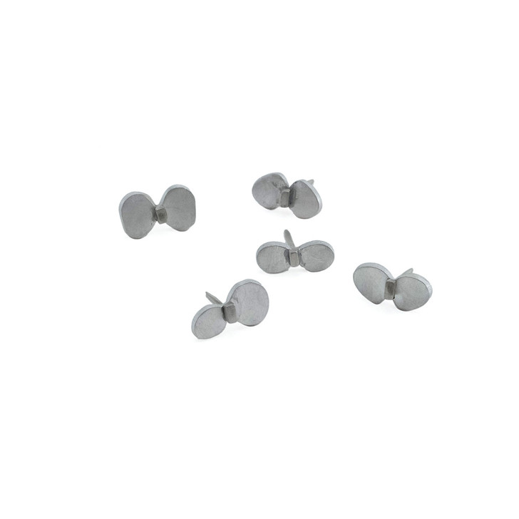 SHESAY 5 Aluminum Butterfly Pins