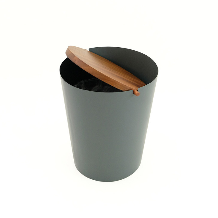 SHESAY Painted Galvanized Dustbin